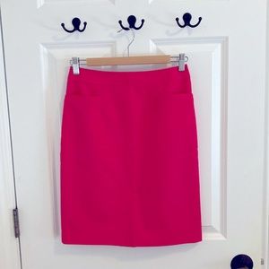 Halogen Bright Pink Pencil Skirt, Size 0